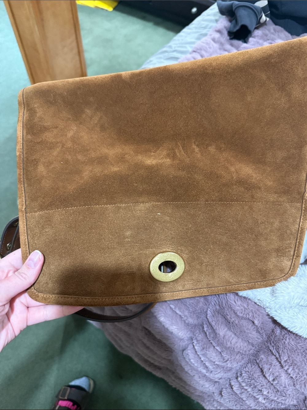 Suede coach haversack nwt - Picture 15 of 15